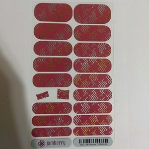 Jamberry Glitter Chevron nail wraps